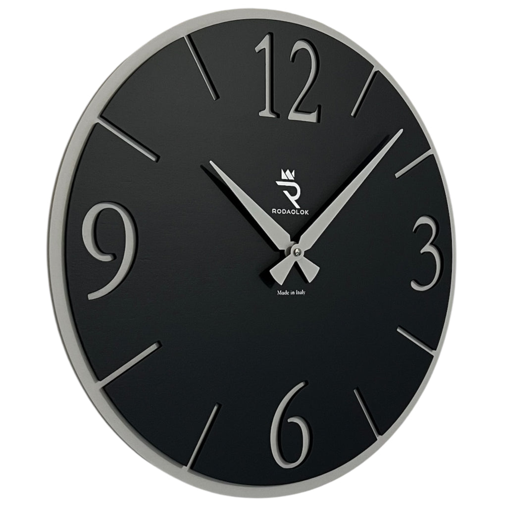 Design Moderno Minimal, Doppio Livello, Meccanismo Tedesco Silenzioso, Made in Italy – Ø38 cm