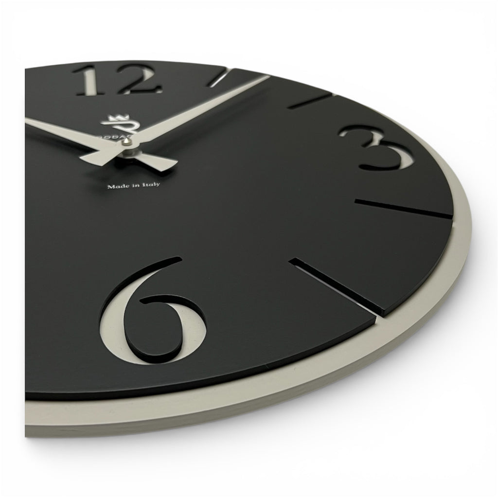 Design Moderno Minimal, Doppio Livello, Meccanismo Tedesco Silenzioso, Made in Italy – Ø38 cm