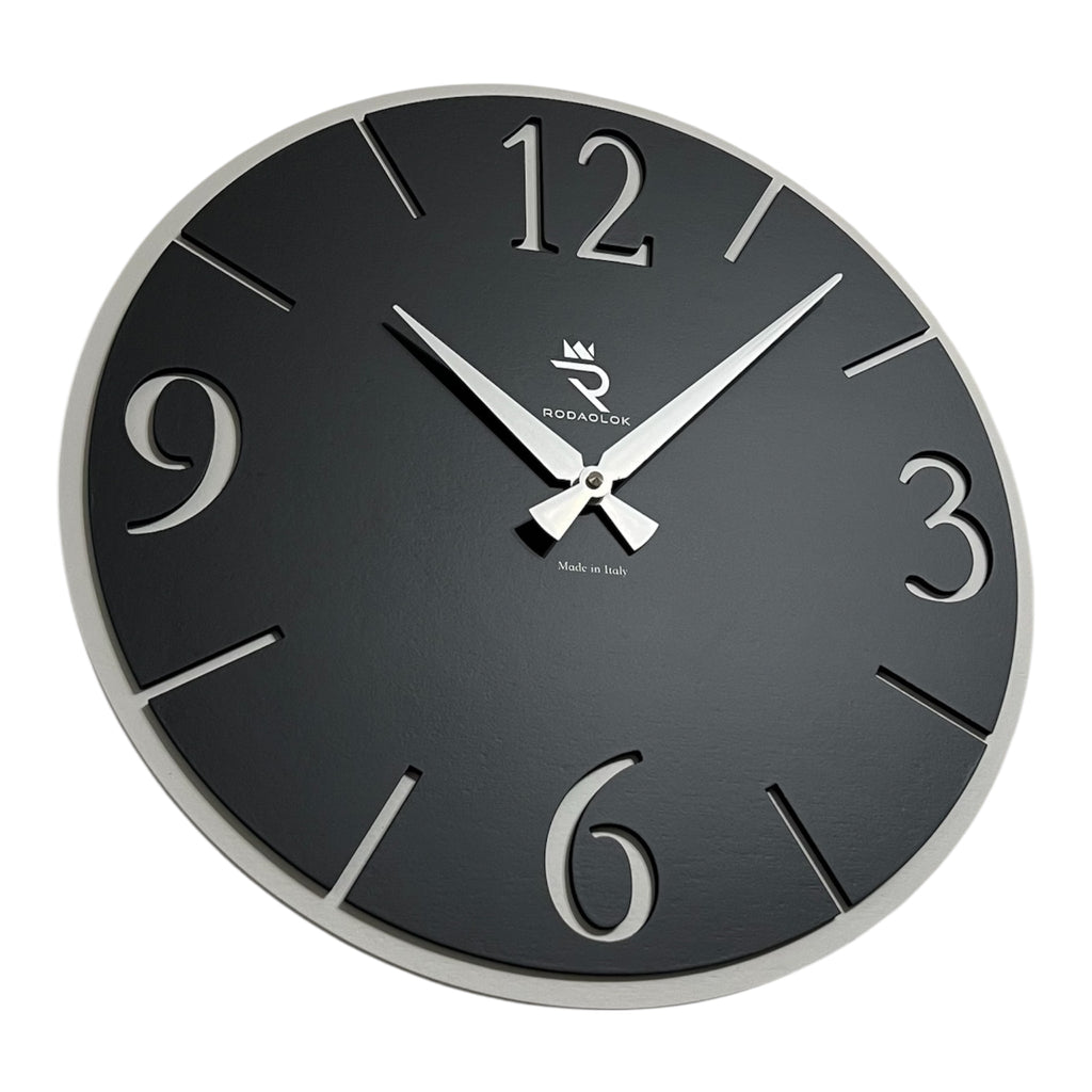 Design Moderno Minimal, Doppio Livello, Meccanismo Tedesco Silenzioso, Made in Italy – Ø38 cm