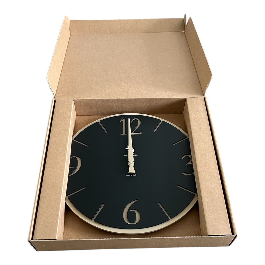 Design Moderno Minimal, Doppio Livello, Meccanismo Tedesco Silenzioso, Made in Italy – Ø38 cm