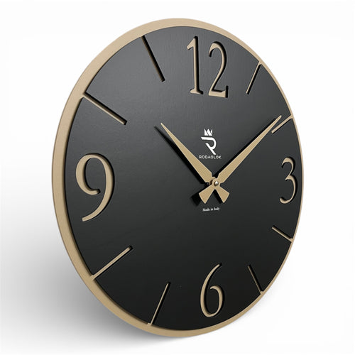 Design Moderno Minimal, Doppio Livello, Meccanismo Tedesco Silenzioso, Made in Italy – Ø38 cm