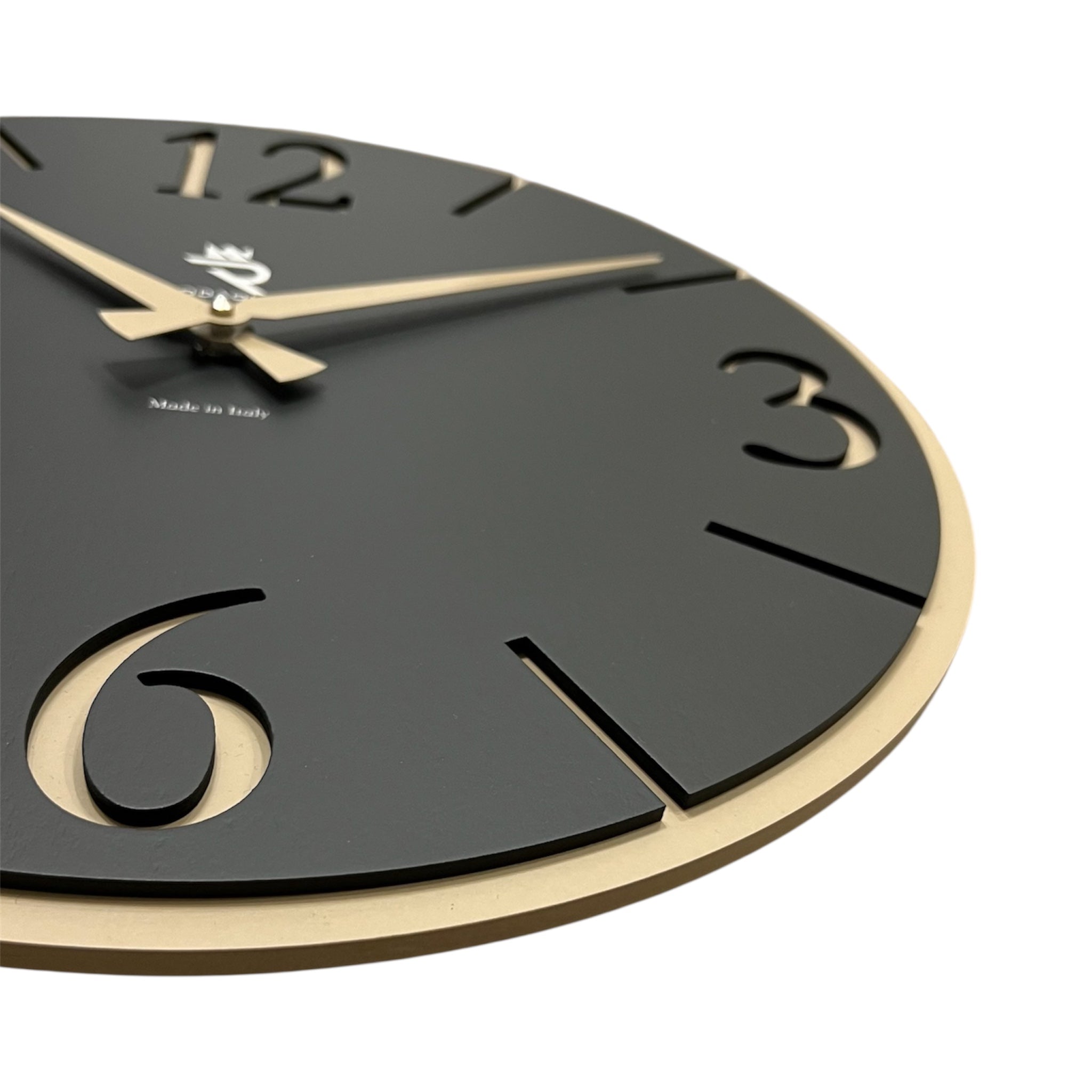 Design Moderno Minimal, Doppio Livello, Meccanismo Tedesco Silenzioso, Made in Italy – Ø38 cm