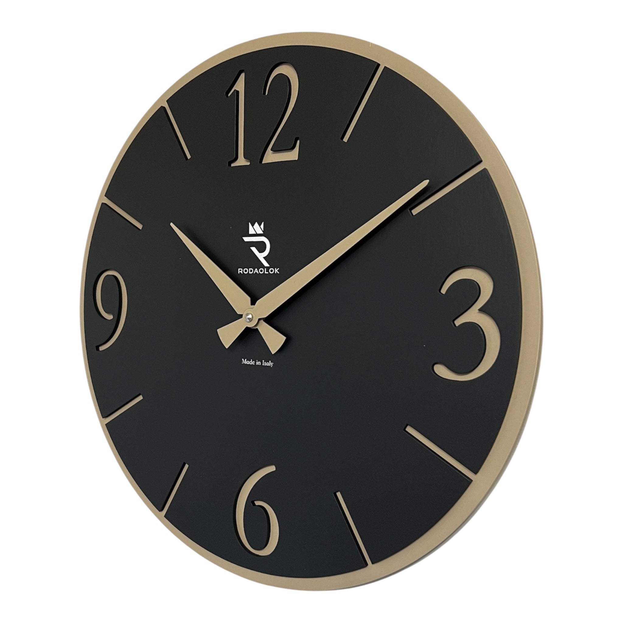 Design Moderno Minimal, Doppio Livello, Meccanismo Tedesco Silenzioso, Made in Italy – Ø38 cm