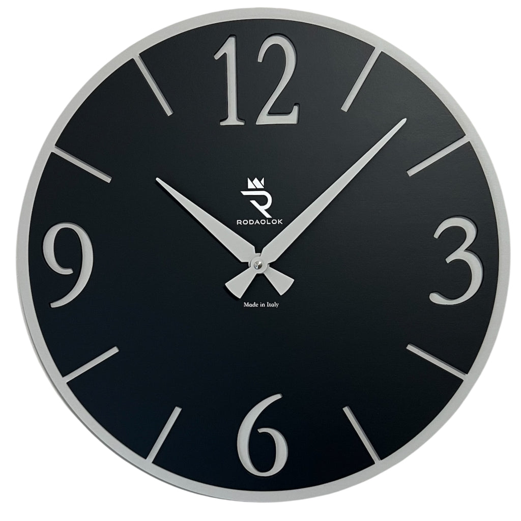 Design Moderno Minimal, Doppio Livello, Meccanismo Tedesco Silenzioso, Made in Italy – Ø38 cm