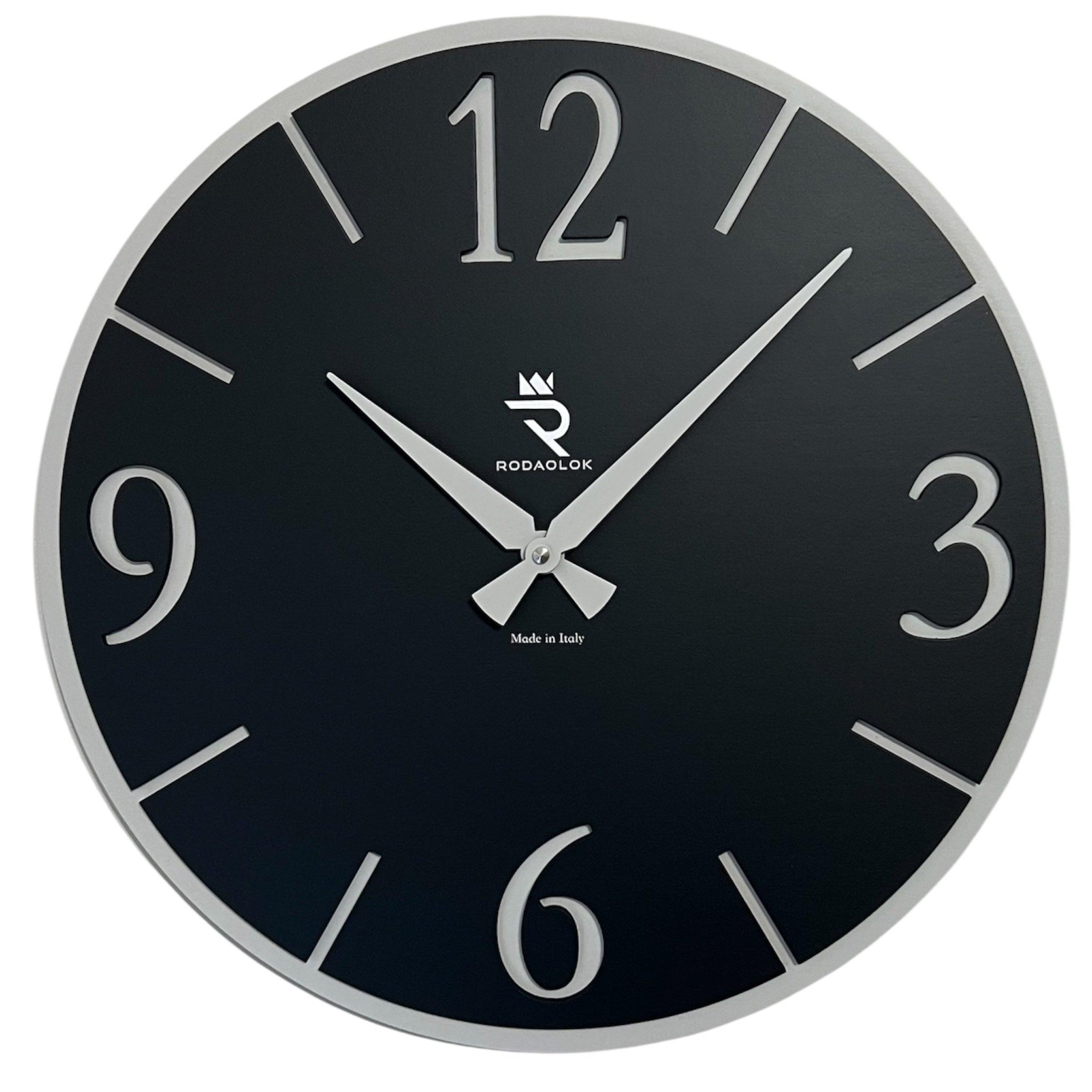 Design Moderno Minimal, Doppio Livello, Meccanismo Tedesco Silenzioso, Made in Italy – Ø38 cm